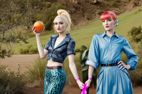 Generated image of Gwen Stefani and Florence Welch