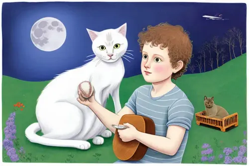 Generated image of Harry Chapin as a children's book illustration